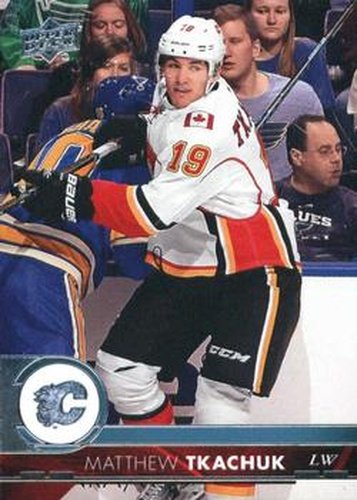 #26 Matthew Tkachuk - Calgary Flames - 2017-18 Upper Deck Hockey