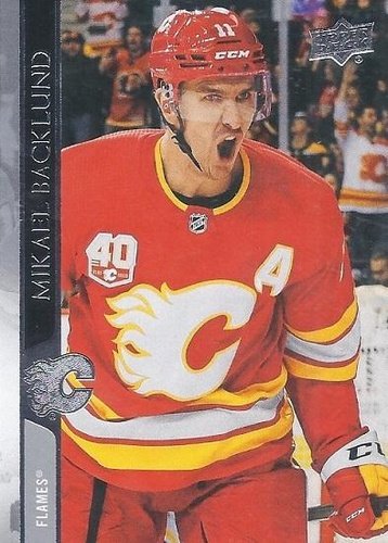 #26 Mikael Backlund - Calgary Flames - 2020-21 Upper Deck Hockey