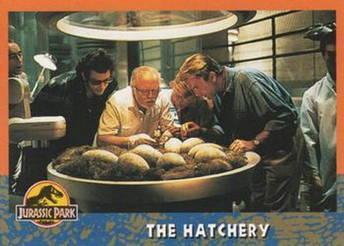 #26 The Hatchery - 1993 Topps Jurassic Park