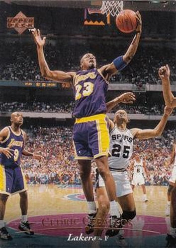 #26 Cedric Ceballos - Los Angeles Lakers - 1995-96 Upper Deck Basketball