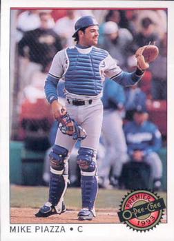 #26 Mike Piazza - Los Angeles Dodgers - 1993 O-Pee-Chee Premier Baseball