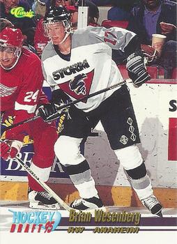 #26 Brian Wesenberg - Anaheim Mighty Ducks - 1995 Classic Hockey