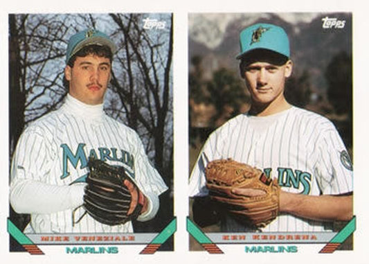 #726 Mike Veneziale / Ken Kendrena - Florida Marlins - 1993 Topps Baseball