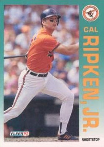 #26 Cal Ripken Jr. - Baltimore Orioles - 1992 Fleer Baseball