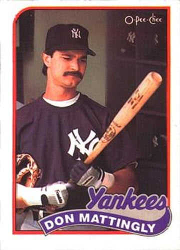 #26 Don Mattingly - New York Yankees - 1989 O-Pee-Chee Baseball