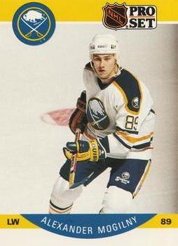 #26 Alexander Mogilny - Buffalo Sabres - 1990-91 Pro Set Hockey