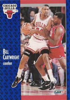 #26 Bill Cartwright - Chicago Bulls - 1991-92 Fleer Basketball