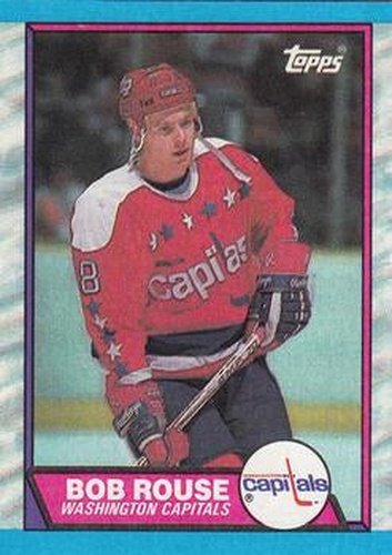 #26 Bob Rouse - Washington Capitals - 1989-90 Topps Hockey