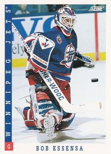 #26 Bob Essensa - Winnipeg Jets - 1993-94 Score Canadian Hockey