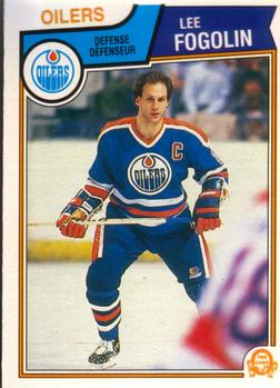#26 Lee Fogolin - Edmonton Oilers - 1983-84 O-Pee-Chee Hockey