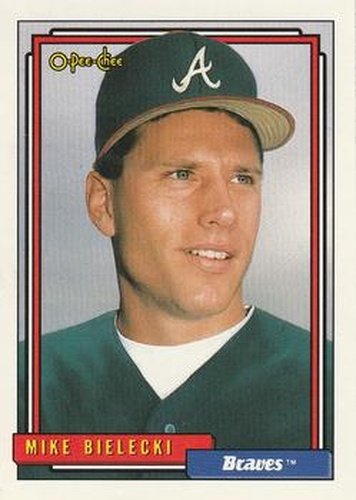 #26 Mike Bielecki - Atlanta Braves - 1992 O-Pee-Chee Baseball