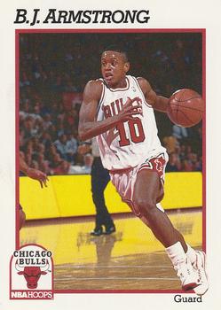 #26 B.J. Armstrong - Chicago Bulls - 1991-92 Hoops Basketball