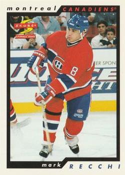 #26 Mark Recchi - Montreal Canadiens - 1996-97 Score Hockey