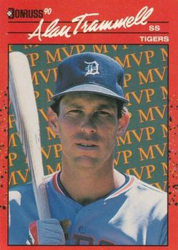 #BC-26 Alan Trammell - Detroit Tigers - 1990 Donruss Baseball - Bonus MVP's