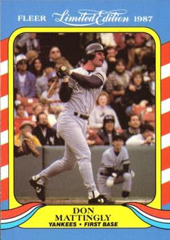 #26 Don Mattingly - New York Yankees - 1987 Fleer Limited Edition Baseball