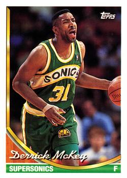 #26 Derrick McKey - Seattle SuperSonics - 1993-94 Topps Basketball