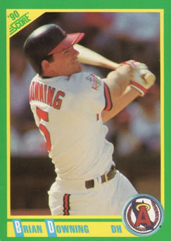 #26 Brian Downing - California Angels - 1990 Score Baseball