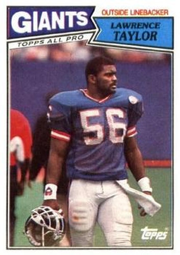 #26 Lawrence Taylor - New York Giants - 1987 Topps Football