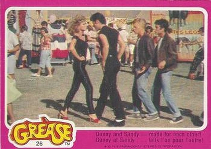 #26 Danny and Sandy - Made for Each Other! - 1978 O-Pee-Chee Grease