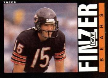#26 Dave Finzer - Chicago Bears - 1985 Topps Football