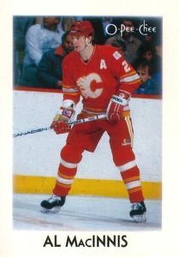 #26 Al MacInnis - Calgary Flames - 1987-88 O-Pee-Chee Minis Hockey