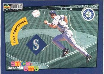 #26 Alex Rodriguez - Seattle Mariners -1998 Collector's Choice - Stick-Ums Baseball