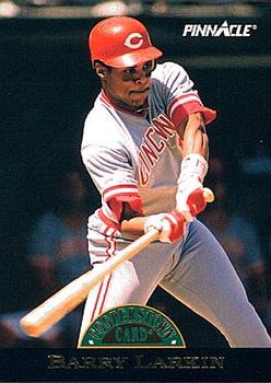 #26 Barry Larkin - Cincinnati Reds - 1993 Pinnacle Cooperstown Baseball