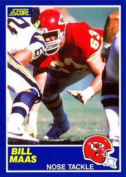 #26 Bill Maas - Kansas City Chiefs - 1989 Score Football