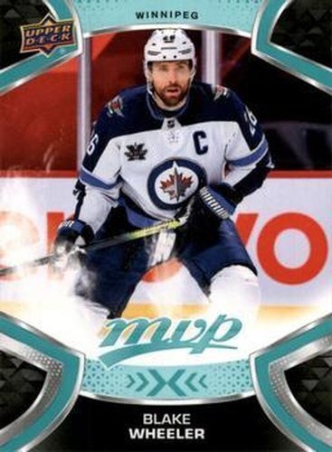 #26 Blake Wheeler - Winnipeg Jets - 2021-22 Upper Deck MVP Hockey