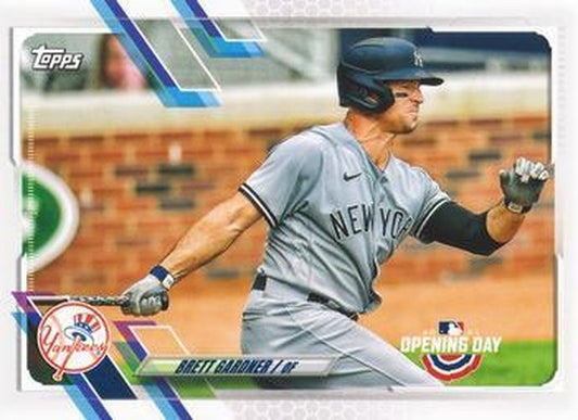 #26 Brett Gardner - New York Yankees - 2021 Topps Opening Day Baseball