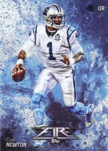 #26 Cam Newton - Carolina Panthers - 2014 Topps Fire Football