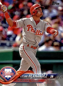 #26 Cesar Hernandez - Philadelphia Phillies - 2018 Topps Baseball