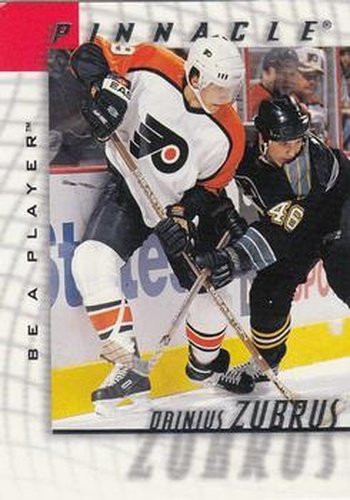 #26 Dainius Zubrus - Philadelphia Flyers - 1997-98 Pinnacle Be a Player Hockey
