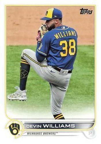 #26 Devin Williams - Milwaukee Brewers - 2022 Topps Baseball