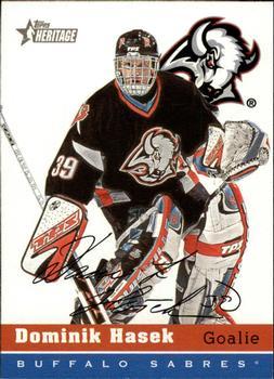 #26 Dominik Hasek - Buffalo Sabres - 2000-01 Topps Heritage Hockey