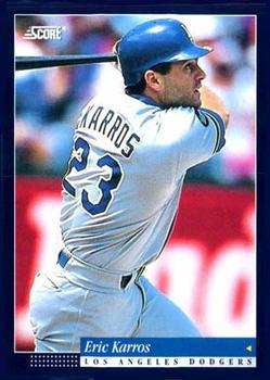 #26 Eric Karros - Los Angeles Dodgers -1994 Score Baseball