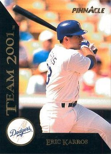 #26 Eric Karros - Los Angeles Dodgers - 1993 Pinnacle - Team 2001 Baseball