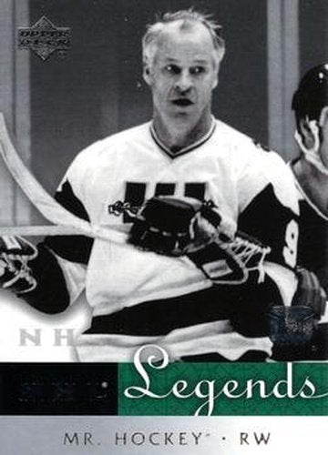 #26 Gordie Howe - Hartford Whalers - 2001-02 Upper Deck Legends Hockey