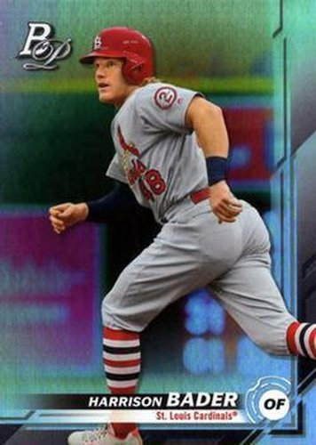 #26 Harrison Bader - St. Louis Cardinals - 2019 Bowman Platinum Baseball