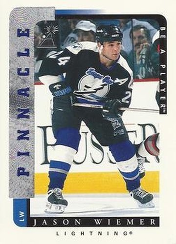 #26 Jason Wiemer - Tampa Bay Lightning - 1996-97 Pinnacle Be a Player Hockey