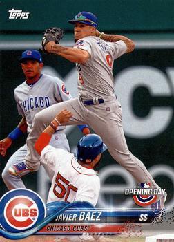 #26 Javier Baez - Chicago Cubs - 2018 Topps Opening Day Baseball