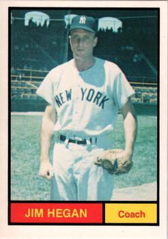 #26 Jim Hegan - New York Yankees -1982 Galasso 1961 World Champions New York Yankees Baseball