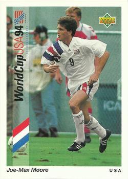 #26 Joe-Max Moore - USA - 1993 Upper Deck World Cup Preview English/Spanish Soccer