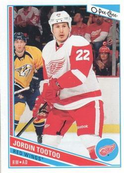 #26 Jordin Tootoo - Detroit Red Wings - 2013-14 O-Pee-Chee Hockey