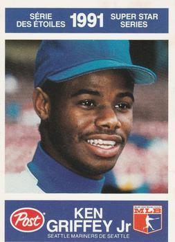 #26 Ken Griffey Jr. - Seattle Mariners - 1991 Post Canada Super Star Series Baseball
