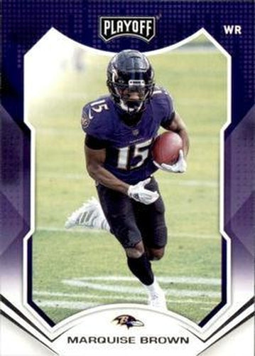 #26 Marquise Brown - Baltimore Ravens - 2021 Panini Playoff Football