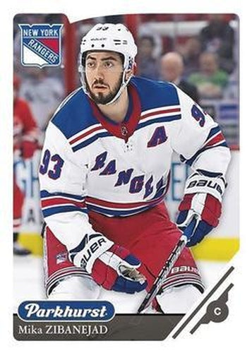 #26 Mika Zibanejad - New York Rangers - 2018-19 Parkhurst Hockey