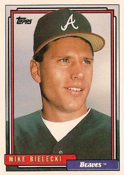 #26 Mike Bielecki - Atlanta Braves - 1992 Topps Baseball