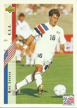 #26 Mike Sorber - USA - 1994 Upper Deck World Cup Contenders English/Spanish Soccer