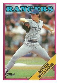 #26 Mitch Williams - Texas Rangers - 1988 Topps Baseball
